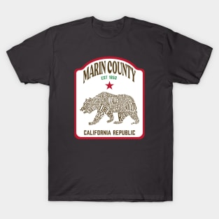 Marin County Ca Communities T-Shirt